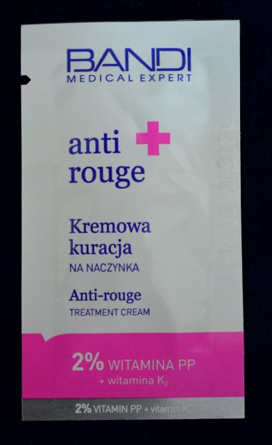 Bandi Anti Rogue +, Kuracja do twarzy, Kremowa, Na naczynka