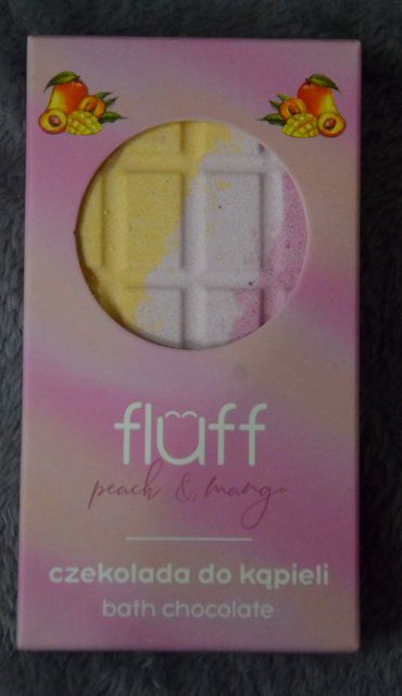 Fluff Czekolada do kąpieli, Brzoskwinia i Mango