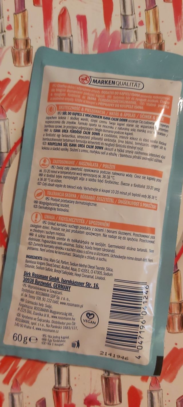 Sól do kąpieli Rossmann