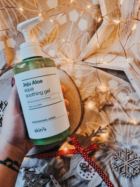SKIN 79 Jeju Aloe, Aqua Soothing Gel, Żel aloesowy, Łagodzący