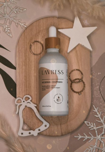 Lavress Wcierka-odżywka do skóry głowy i włosów, Wzmacniająco-odbudowująca cebulki