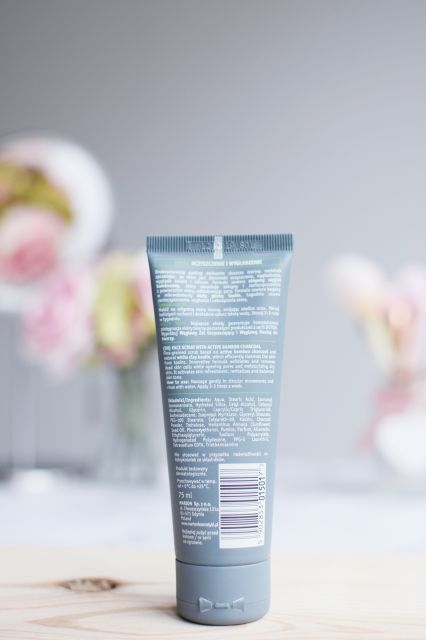 Marion Węglowy peeling do twarzy, Detox, Węgiel bambusowy