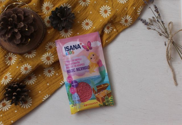 Isana Kids, Perełki do kąpieli, Magic Mermaid, Truskawka