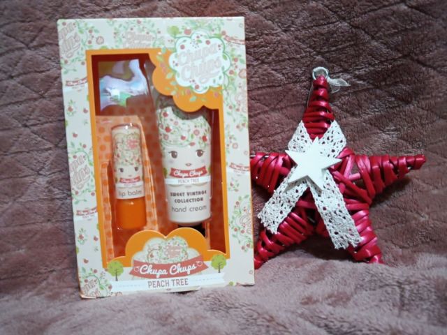 Uroda Chupa Chups, Balsam do ust, Krem do rąk Peach Tree