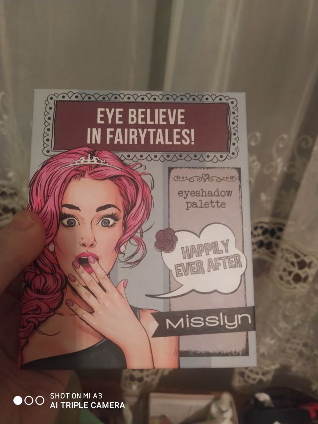 Misslyn Eye Believe In Fairytales, Paleta cieni do powiek