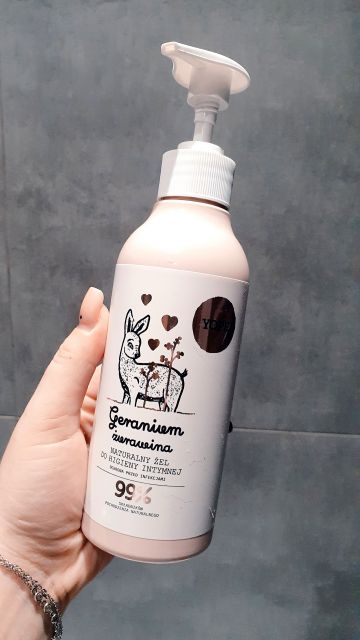 YOPE Żel do higieny intymnej, Naturalny, Geranium i żurawina