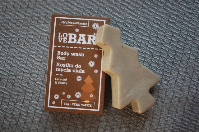 Love Bar Kostka do mycia ciała, Caramel & Vanilla