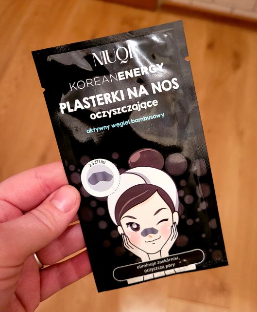 NIUQI Plasterki na nos, Oczyszczające, Aktywny węgiel bambusowy