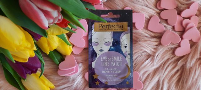 Perfecta Eye or Smile Line Patch, Oil-in-Gel Beauty Sleep, żelowe płatki pod oczy lub na linie mimiczne