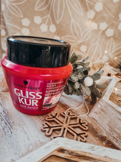 Schwarzkopf Gliss Kur, Hair Repair, Supreme Length, Intensywna maska do włosów