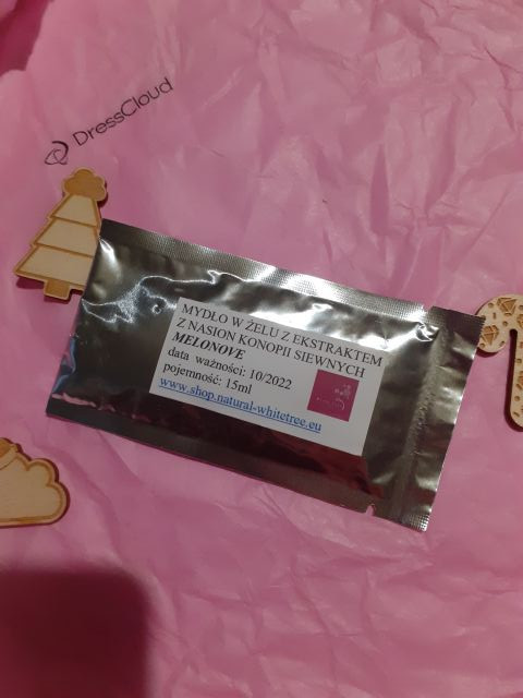 WhiteTree Natural Cosmetics Mydło w żelu, Z ekstraktem z nasion konopii siewnych, Melonove