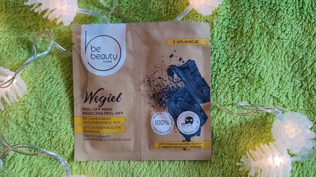 BeBeauty Care, Maseczka do twarzy, Peel-off, Z węglem aktywnym i lukrecją