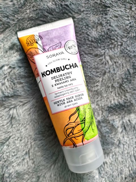 Soraya Peeling do twarzy, Delikatny, Każdy typ cery, Kombucha