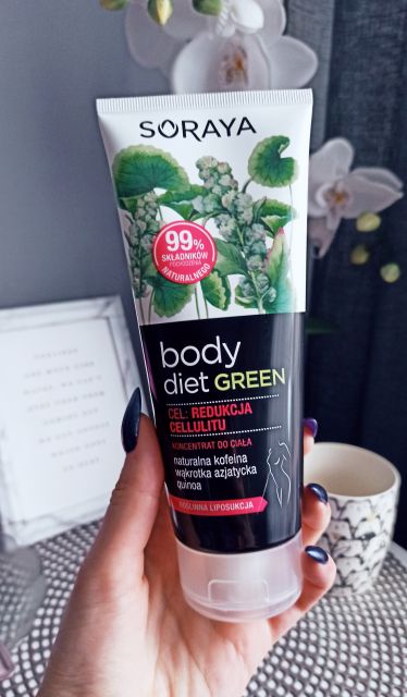 Soraya Body Diet Green, Cel: Redukcja cellulitu, Koncentrat do ciała, Serum do ciała, Antycellulitowe