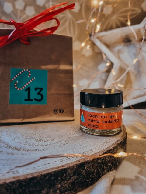 La le Krem do rąk, Mirra, kadzidło, złoto