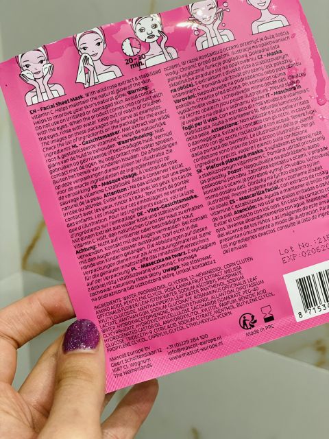 Różana maseczka Mascot 