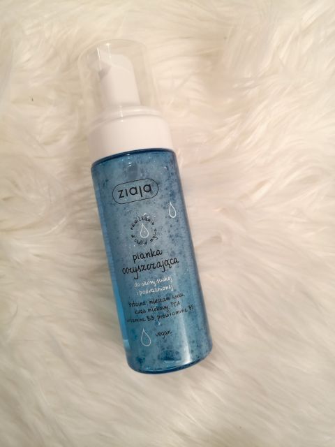 Ziaja Pianka do mycia twarzy, Oczyszczająca, Do skóry suchej i podrażnionej