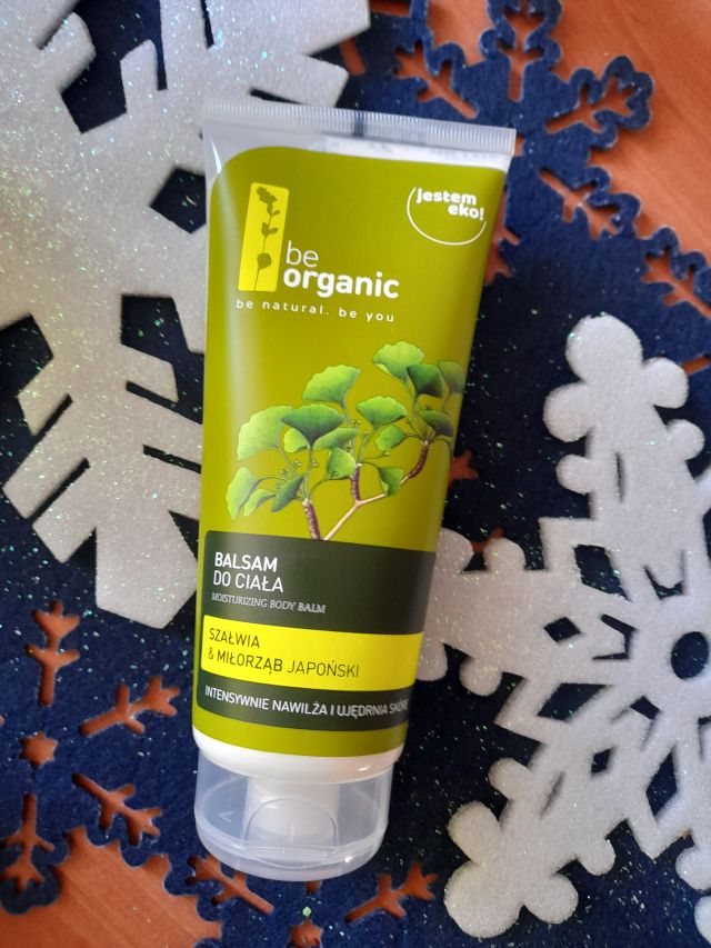Be Organic Balsam do ciała, Szałwia i Miłorząb japoński 