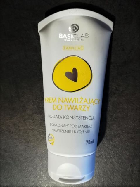 BasicLab Dermocosmetics Familias, Krem do twarzy, Nawilżający, Bogata konsystencja, Od 1 miesiąca życia