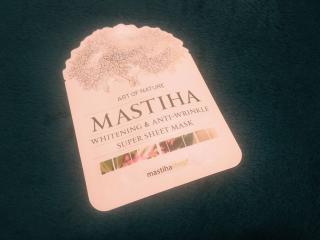 Mastiha Maseczka do twarzy, Wybielająca i przeciwzmarszczkowa 
