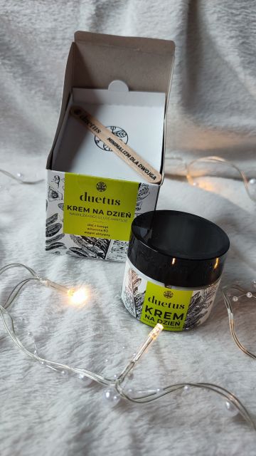 Sylveco Duetus, Krem do twarzy, Na dzień, Nawilża + Reguluje + Matuje, Olej z konopi