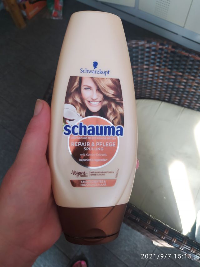 Schwarzkopf Schauma, Odżywka do włosów, Odbudowa i pielęgnacja, Z ekstraktem z kokosa