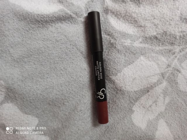 Golden Rose Matte Lipstick Crayon, Pomadka do ust w kredce, nr 01