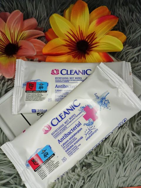 Cleanic Chusteczki odświeżające, Antibacterial