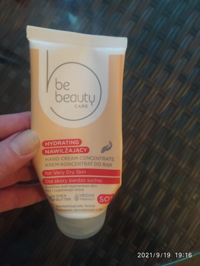 BeBeauty Care, Krem-koncentrat do rąk, Nawilżający, Dla skóry bardzo suchej