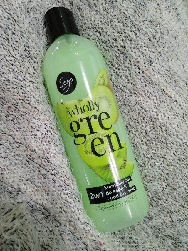 Seyo Żel do kąpieli i pod prysznic, Kremowy, 2w1, Wholly Green