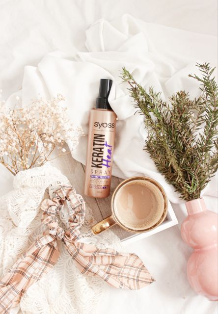 Syoss Keratin, Heat, Spray ochronny, Do ochrony włosów przed wysoką temperaturą