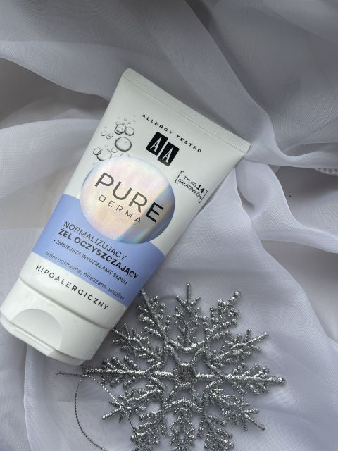 AA Pure Derma, Żel oczyszczający do twarzy, Normalizujący, Zmniejsza wydzielanie sebum