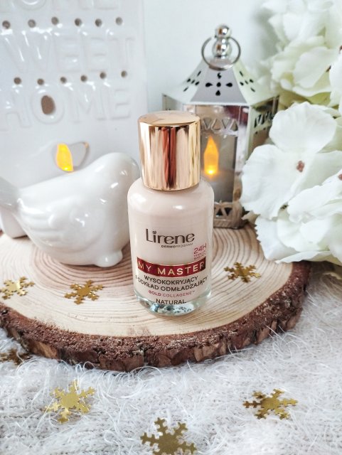 Lirene Dermoprogram, My Master, Podkład do twarzy, Wysokokryjący, Odmładzający, Natural