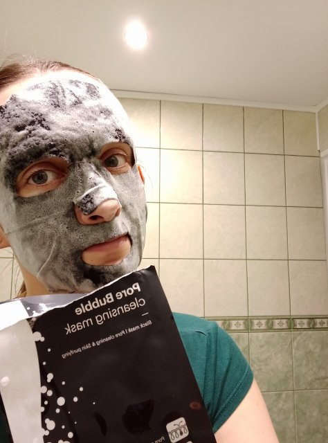 SKIN 79 Maska do twarzy w płacie, Pore Bubble Cleansing Mask