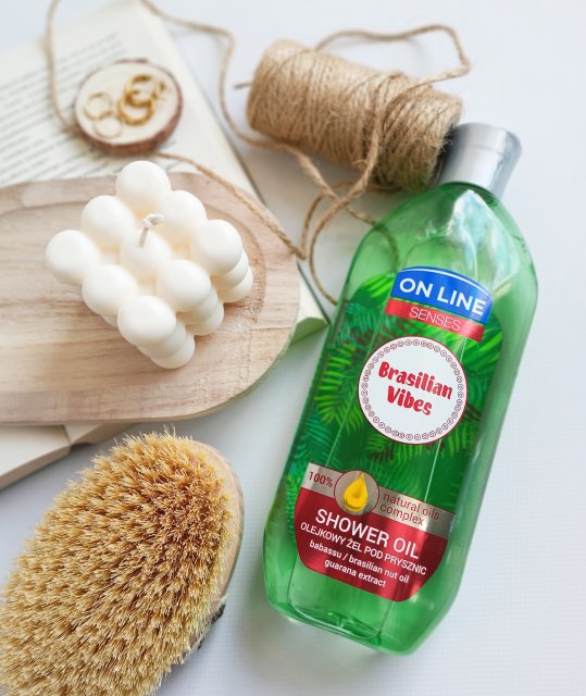 On Line Senses, Żel pod prysznic, Olejkowy, Brasilian Vibes