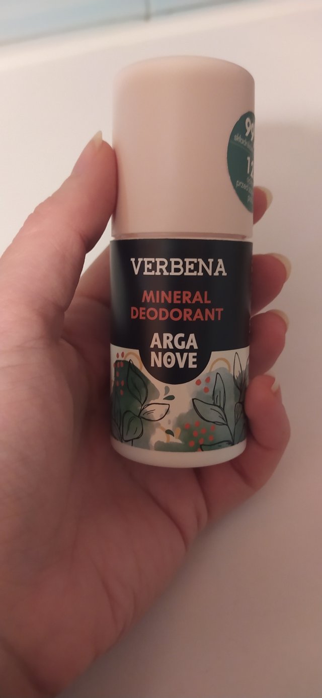 Arganove Maroccan Beauty, Dezodorant mineralny w sztyfcie, Werbena