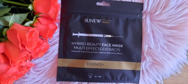 SUNEW Essence+, Maska hybrydowa, Z peptydami i śluzem ślimaka