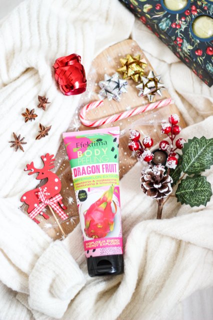 Efektima Peeling do ciała, Dragon Fruit & Watermelon Extract, Eksplozja Energii
