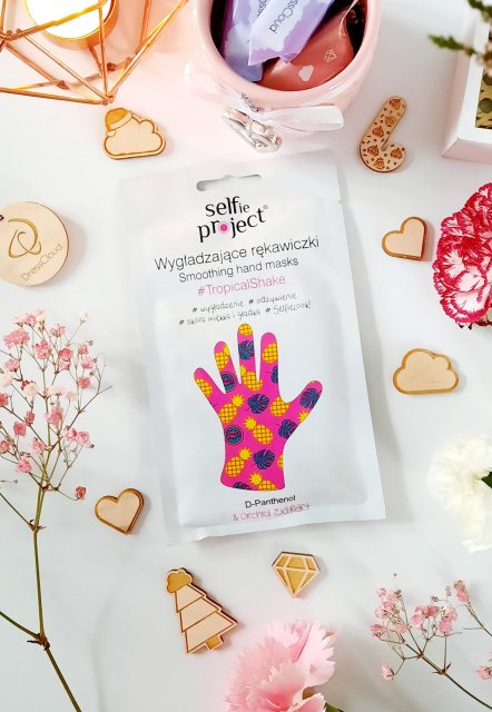 Selfie Project Wygładzające rękawiczki, #TropicalShake