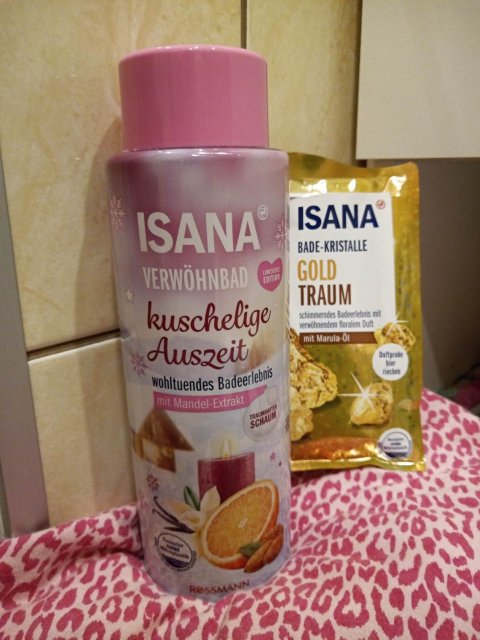 Isana Płyn do kąpieli, Kuschelige Auszeit, Z ekstraktem z migdałów