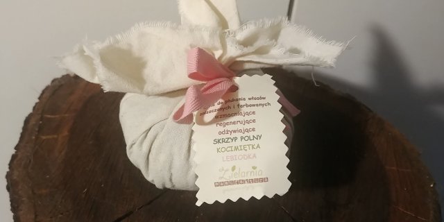 Zielarnia plukanka do włosów.