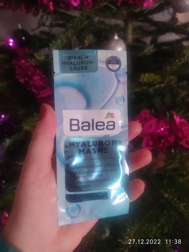 Balea Maseczka do twarzy, Hyaluron Maske