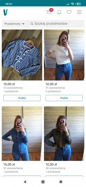 Pokaż swój profil na Vinted