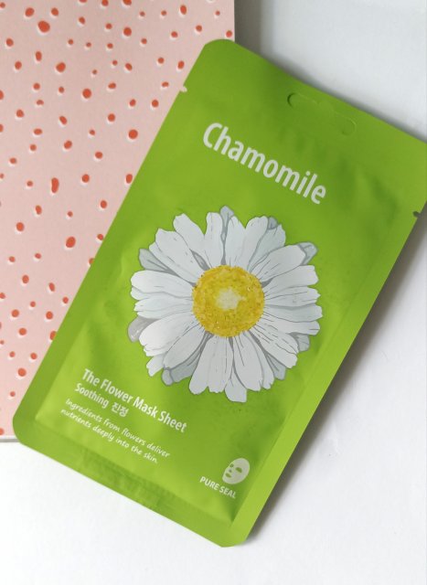 She’s Lab Maska do twarzy w płacie, The Flower Mask Sheet, Chamomile