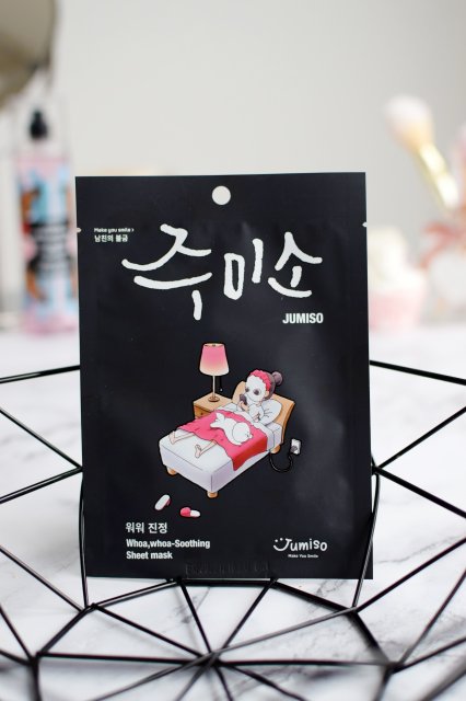HelloSkin Jumiso Whoa, Whoa Soothing Sheet Mask, Maska do twarzy w płachcie, Łagodząca