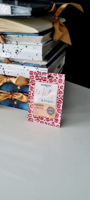 Marion Wild & Tropic Maska do twarzy na tkaninie, Regenerująca, Karambola, jagody acai