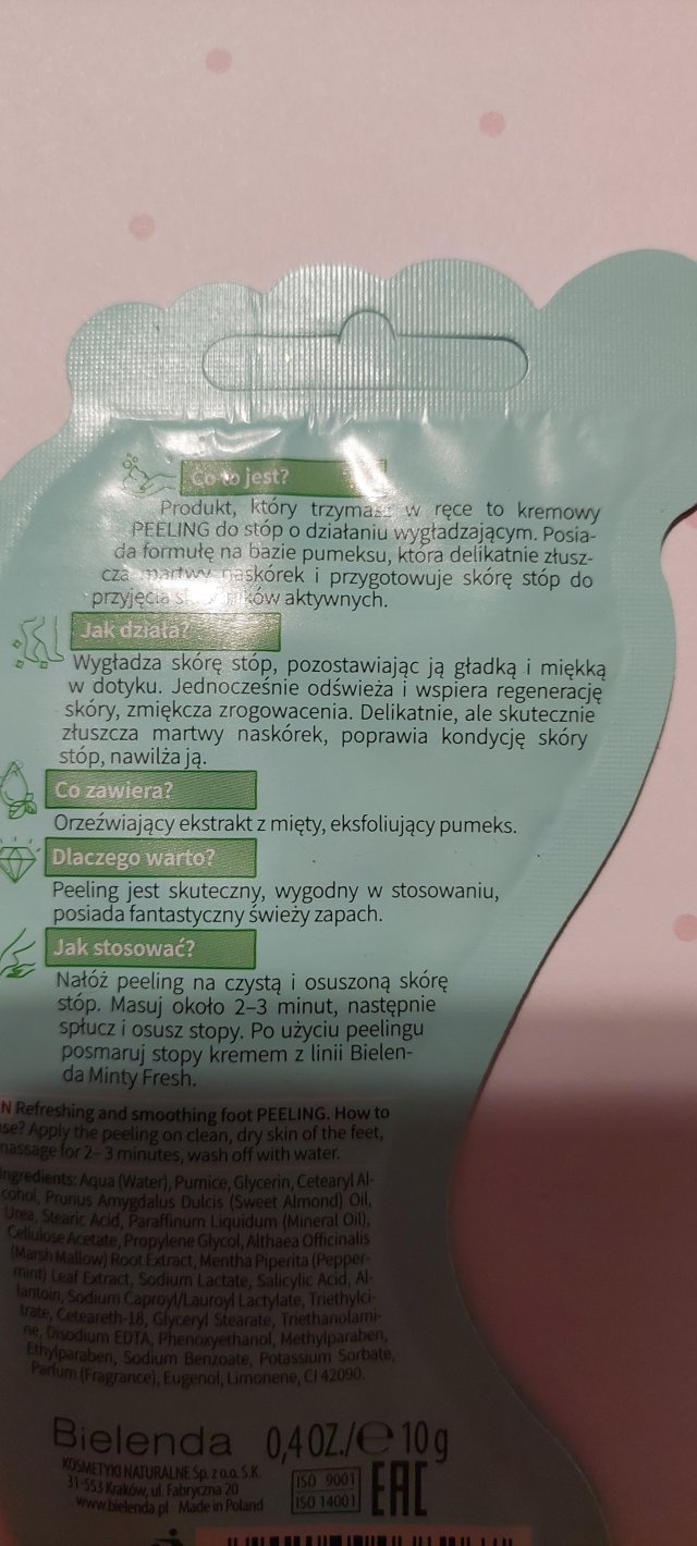 Peeling do stóp delikatny 