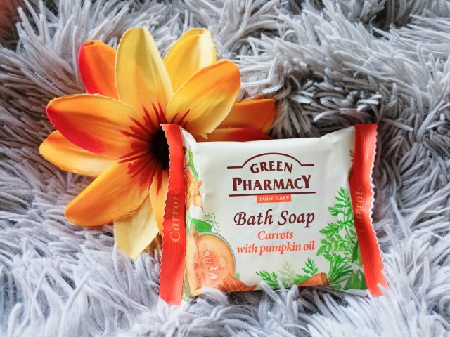 Green Pharmacy Mydło w kostce, Marchewka i olej z dyni
