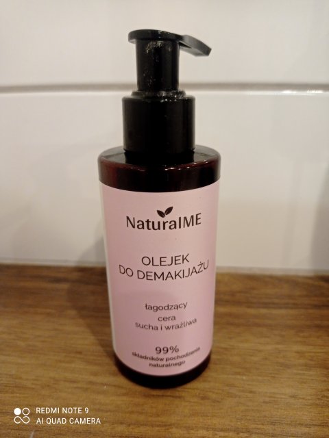 NaturalME Olejek do demakijażu, Łagodzący, Cera sucha i wrażliwa 