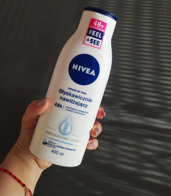 Nivea Balsam do ciała, Błyskawicznie nawilżający, Skóra przesuszona, Morskie minerały